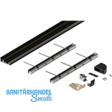 HAWA Folding Concepta III Bodenprofil-Set 2-trg., Alu schwarz eloxiert HAWA Folding Concepta III Bodenprofil-Set 2-trg., Alu schwarz eloxiert