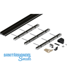 HAWA Folding Concepta III Bodenprofil-Set 3-trg., Alu schwarz eloxiert HAWA Folding Concepta III Bodenprofil-Set 3-trg., Alu schwarz eloxiert