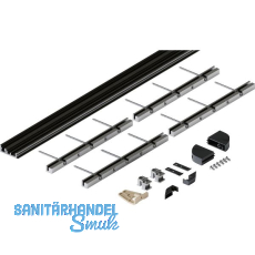 HAWA Folding Concepta III Bodenprofil-Set 4-trg., Alu schwarz eloxiert HAWA Folding Concepta III Bodenprofil-Set 4-trg., Alu schwarz eloxiert