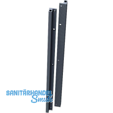 O.M.M Ausrichtbeschlag ST713, Aluminium schwarz, L�nge 2500 mm, 400 mm k�rzbar