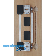 PLANO Top "Mega" Ausrichtbeschlag Alu blank, Fl�gelh�he 2375-2650 mm