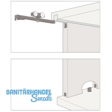 HAWA Clipo 16 HM IS - Schiebet�rbeschlag Innenfront, 1-t�rig