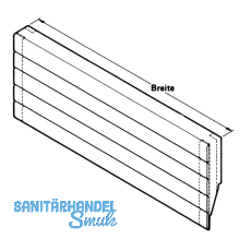 Standard Frontblende, Breite 900 mm, Euro Eiche roh Standard Frontblende, Breite 900 mm, Euro Eiche roh