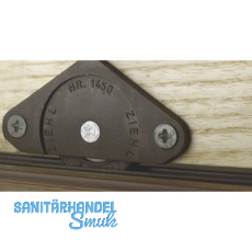 ZIEHL 25 Laufrolle zum Anschrauben Kugelgelagert, Bohr � 30, Kunststoff braun