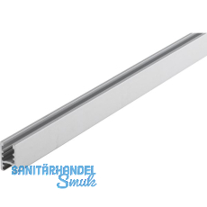 HAWA Clipo 16 GPK/GPPK Glasfixierungsprofil 2500 mm, Aluminium eloxiert