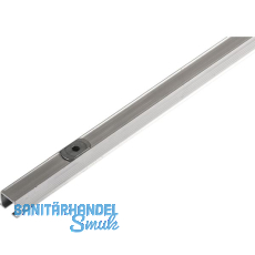 HAWA Clipo 16 H Einfach- Laufschiene mit Drehriegel, 2500 mm, Aluminium eloxiert