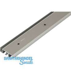 HAWA Clipo 16 H DoppeL - Laufschiene gelocht, 2500 mm, Aluminium eloxiert