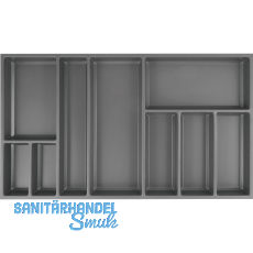 AGOFORM Besteckeinsatz Sky 550/90 Kunststoff schiefergrau AGOFORM Besteckeinsatz Sky 550/90 Kunststoff schiefergrau