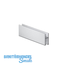 VITRIS Laufschuh bis 8 mm Glasstärke auf Maß, Aluminium natur eloxiert VITRIS Laufschuh bis 8 mm Glasstärke auf Maß, Aluminium natur eloxiert