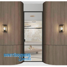 ARLU DIVINA® Drehtür 2600 x 1000 mm, schwarz ARLU DIVINA® Drehtür 2600 x 1000 mm, schwarz