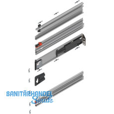 BLUM REVEGO duo Pocketschienen-Set 675 mm, rechts