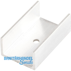 HAWA Combino 20/35 H Clip-Teil gelocht f�r Holzblende, Aluminium eloxiert