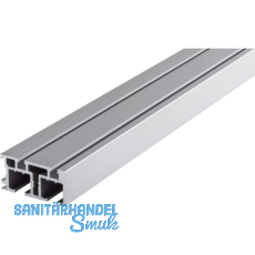 HAWA Regal C 26 Doppel - Lauf-/F�hrungsschiene, auf Ma�, Aluminium eloxiert