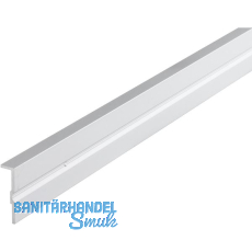 HAWA Clipo 36 Festglashalteprofil zum Aufschrauben gelocht, auf Ma�,Alu eloxiert