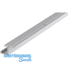 HAWA Regal A 25 H/GR Einfachlaufschiene gelocht 2500mm, Aluminium eloxiert