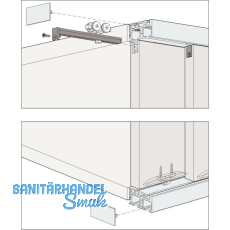 HAWA Regal - C 26 HM IS - Schiebet�rbeschlag Innenfront, 2 T�ren