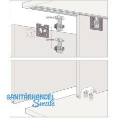 HAWA Clipo 36 H IS Schiebet�rbeschlag Innenfront, 3-t�rig