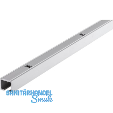 HAWA Clipo 26/36 Laufschiene gelocht zum Aufschrauben, 2500 mm, Alu eloxiert