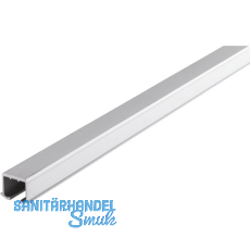 HAWA Clipo 26/36 Laufschiene zum Kleben, 2500 mm, Aluminium eloxiert