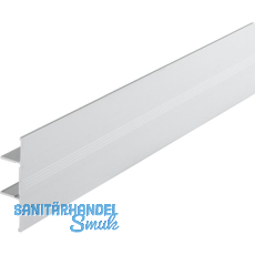 HAWA Combino 20/35 H Clip-Blende, 2500 mm, Aluminium eloxiert