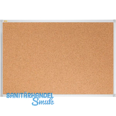 Korkwandtafel 1200 x 900 mm braun, Alurahmen silber eloxiert Korkwandtafel 1200 x 900 mm braun, Alurahmen silber eloxiert