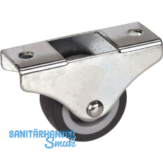 DÖRNER + HELMER Bockrolle TPE-Lauffläche Plattenbefestigung 38 mm 45 kg DÖRNER + HELMER Bockrolle TPE-Lauffläche Plattenbefestigung 38 mm 45 kg