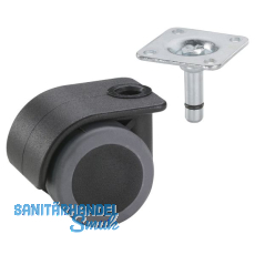 DÖRNER + HELMER Doppel-Lenkrolle Container TPE 35 mm 70 kg DÖRNER + HELMER Doppel-Lenkrolle Container TPE 35 mm 70 kg