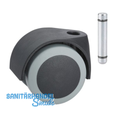 D�RNER + HELMER Doppel-Lenkrolle Two 50 mm 40 kg Bundstift