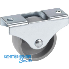 D�RNER + HELMER Bockrolle Kunststoff-Rad 45 mm 50 kg Platte