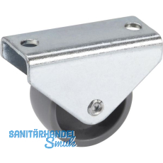 D�RNER + HELMER Bockrolle Kunststoff-Rad 30 mm 45 kg Platte