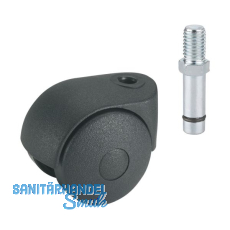 D�RNER + HELMER Doppel-Lenkrolle One 40 mm 20 kg Gewindestift