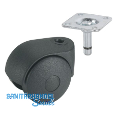 D�RNER + HELMER Doppel-Lenkrolle One 40 mm 20 kg Platte