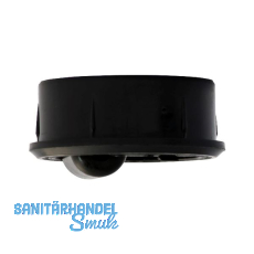 D�RNER + HELMER Rolleinsatz Einzelrolle Lauffl�che hart Kunststoff schwarz