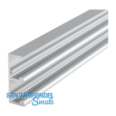 HAWA Combino Doppellaufschiene 50 H MS/FS ohne Dämpfeinzug 2500 mm, Alu eloxiert HAWA Combino Doppellaufschiene 50 H MS/FS ohne Dämpfeinzug 2500 mm, Alu eloxiert