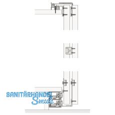 HAWA Combino 50 H FS Beschlägegarnitur 1400 x 2400 x 19, 2 türig HAWA Combino 50 H FS Beschlägegarnitur 1400 x 2400 x 19, 2 türig