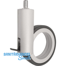 Lenkrolle Rotola 120 50 kg Feststeller silberfarbig/schwarz Lenkrolle Rotola 120 50 kg Feststeller silberfarbig/schwarz