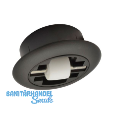 Rolleinsatz Roller-Mini Bockrolle hart Kunststoff schwarz