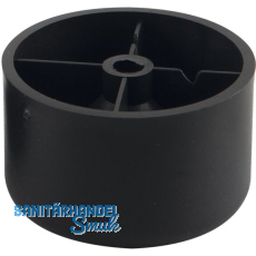 M�belgleiter starr � 50 mm, H�he 40 mm, Kunststoff schwarz