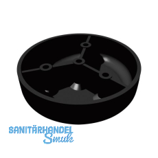 Möbelgleiter starr-4 Schraublöcher ø 80 mm, Höhe 22 mm, Kunststoff schwarz Möbelgleiter starr-4 Schraublöcher ø 80 mm, Höhe 22 mm, Kunststoff schwarz