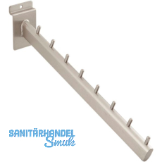 Schr�garm 8-stufig Arkwall 350 mm Stahl vernickelt matt