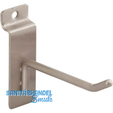 Haken Arkwall 6 x 100 mm Stahl vernickelt matt