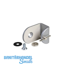 CONFURN Klemmbefestigung Quatro, Zinkdruckguss silber lackiert (RAL 9006)