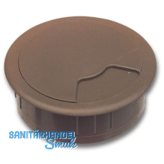 CONFURN Kabeldurchgang rund, Einbau ø 60 mm, Kunststoff braun CONFURN Kabeldurchgang rund, Einbau ø 60 mm, Kunststoff braun