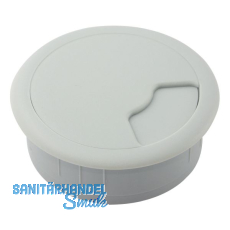 CONFURN Kabeldurchgang rund, Einbau ø 80 mm, Kunststoff hellgrau CONFURN Kabeldurchgang rund, Einbau ø 80 mm, Kunststoff hellgrau