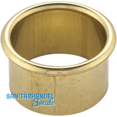 Kabeldurchgang rund, Einbau � 20 mm, Messing poliert