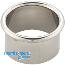 Kabeldurchgang rund, Einbau � 20 mm, Messing vernickelt poliert