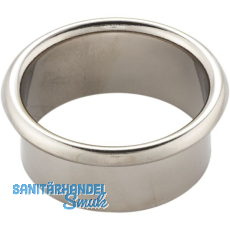 Kabeldurchgang rund, Einbau � 50 mm, Messing vernickelt poliert