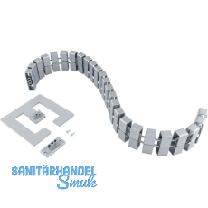 CONFURN Kabelschlange Cube® SL 750 mm alufarbig CONFURN Kabelschlange Cube® SL 750 mm alufarbig