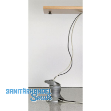 CAMAR Kabelkanal Prisma, Bodenplatten ø 150 mm Spiral ø 90 mm, Kunststoff silber CAMAR Kabelkanal Prisma, Bodenplatten ø 150 mm Spiral ø 90 mm, Kunststoff silber