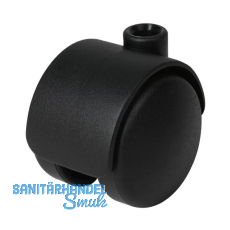 Doppel-Lenkrolle Duo hart Kunststoff 50 mm 50 kg schwarz
